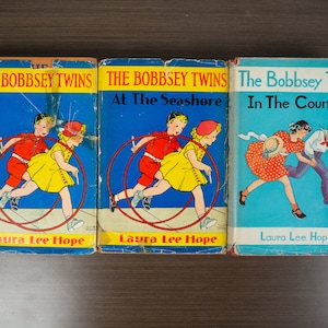 The Bobbsey Twins - At the Seashore - In the Country - Vintage 1930s Hard Cover Book - PICK ONE