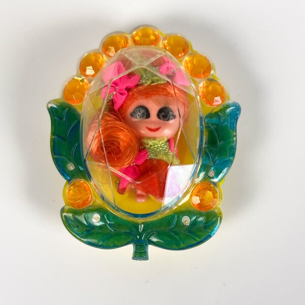 1967 Liddle Kiddles Jewelry Flower Pin Doll