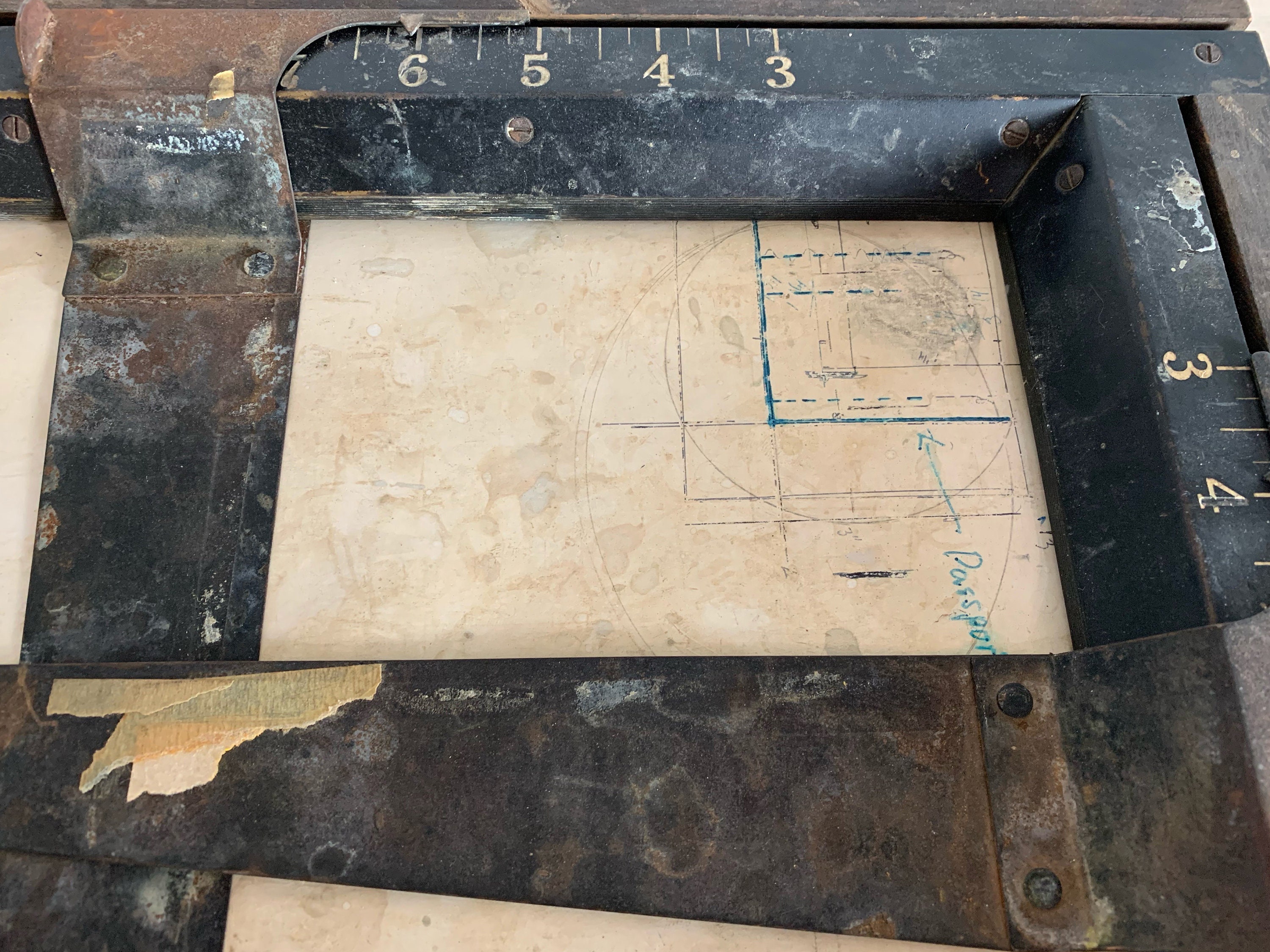 Vintage Darkroom Easel Masking Frame by Eastman Kodak Etsy