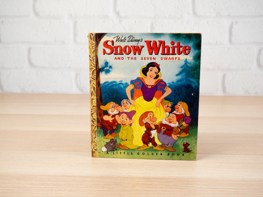 Walt Disney's Snow White and the Seven Dwarfs Little Golden Book D4 d ...