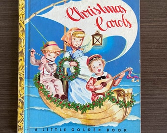 1946 Christmas Carols Little Golden Book #26 "D" Printing Simon & Schuster