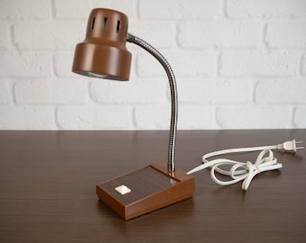 70s Retro Gooseneck Desk Lamp Task Light