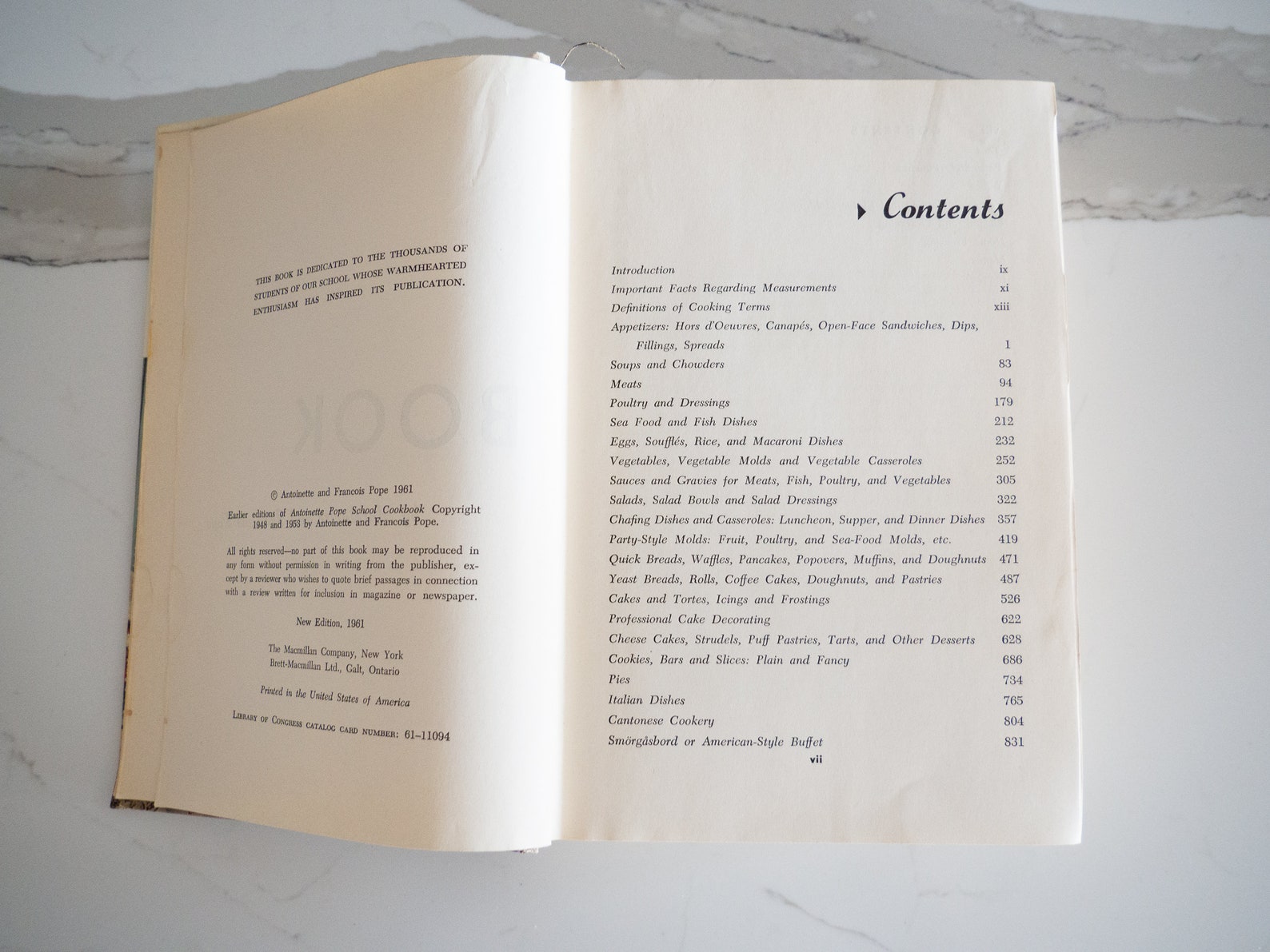 The New Antoinette Pope School Cookbook MacMillan 1961 New | Etsy