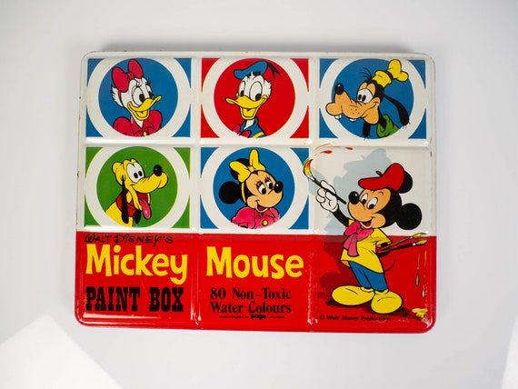 ♥ WALT DISNEY'S Mickey Mouse PAINT BOX ♥ ♥ WALT DISNEY'S Mickey Mouse PAINT BOX ♥ Mickey Mouse