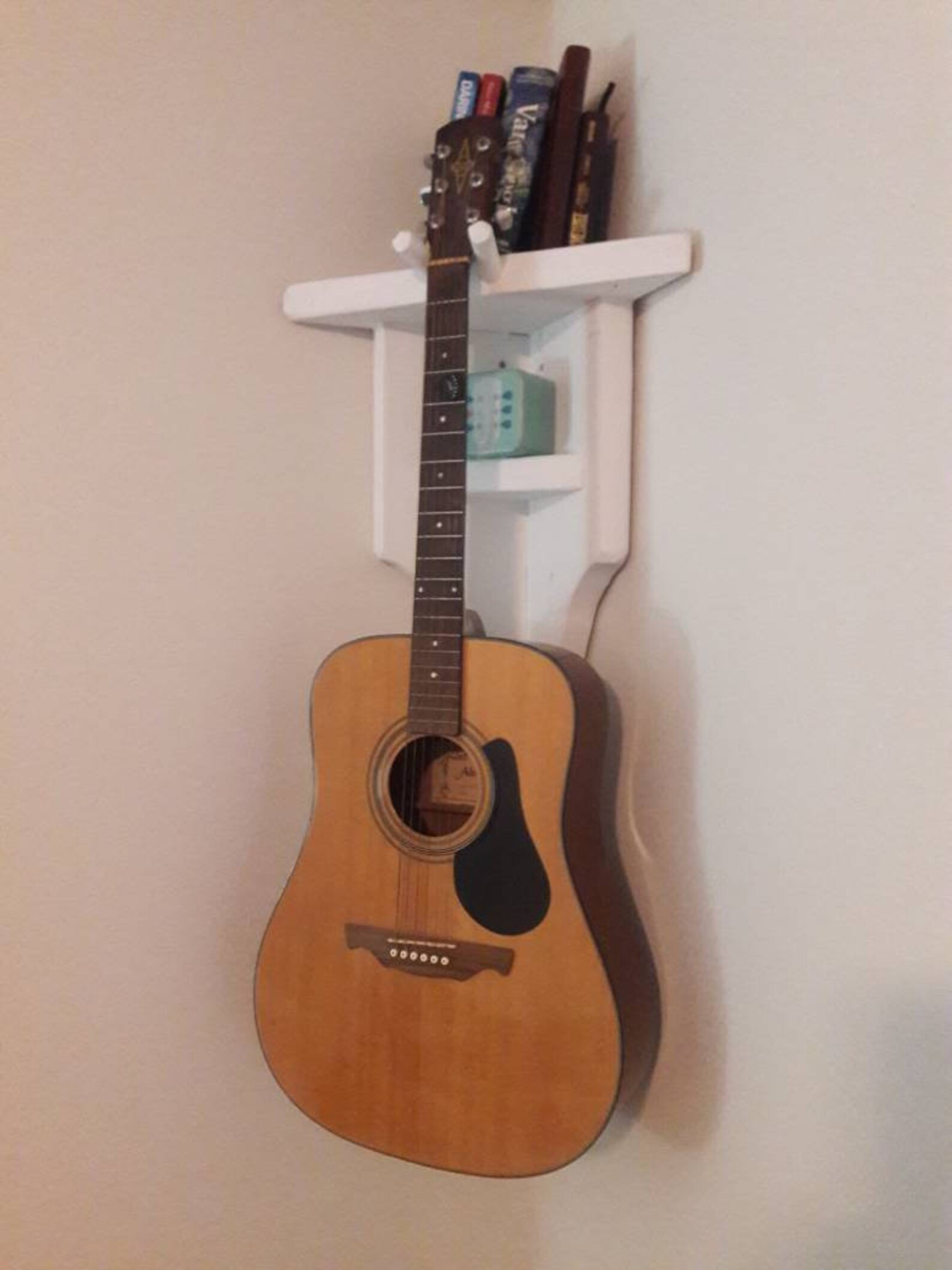 Guitar Corner Shelf. Or can be used as bookshelf coat rack or Etsy