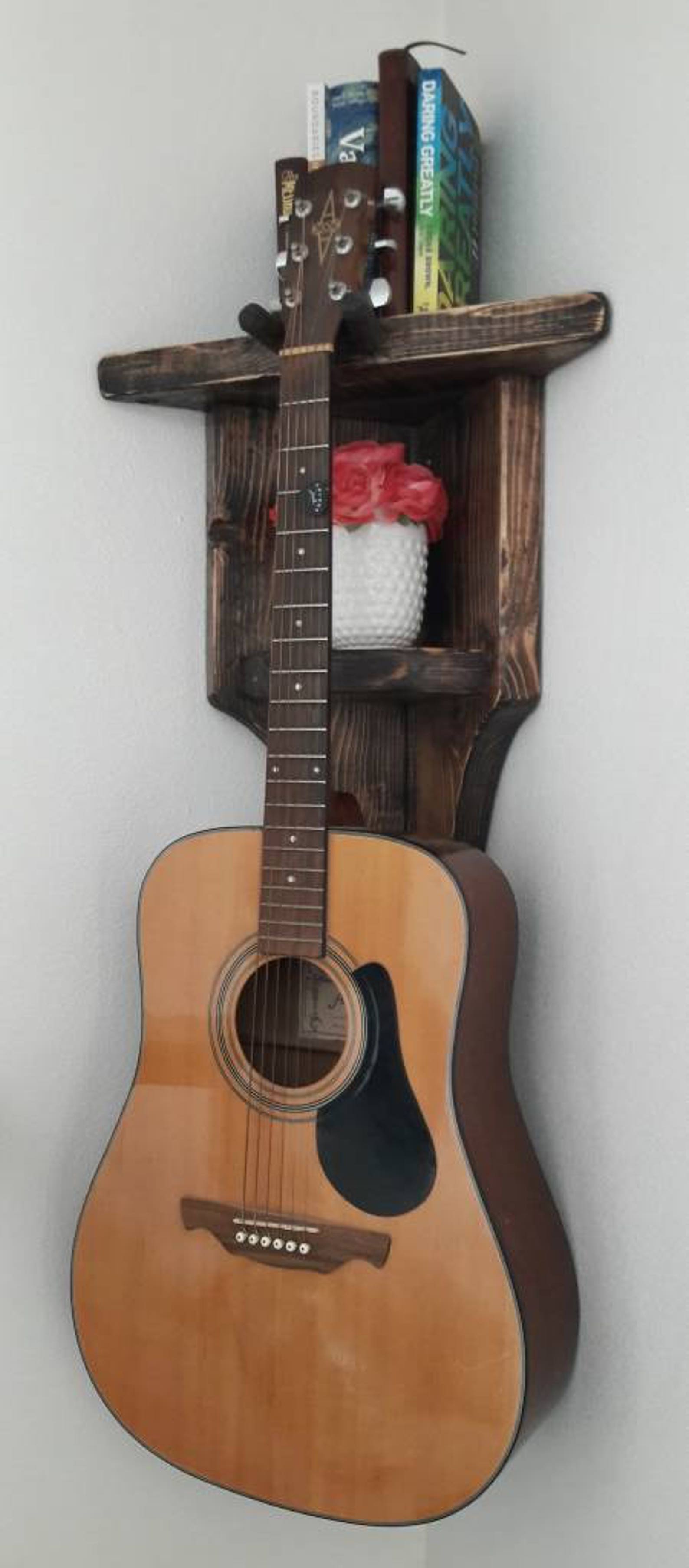 Guitar Corner Shelf. Or can be used as bookshelf coat rack or Etsy