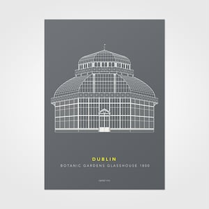 Das Glashaus, Botanische Gärten, Glasnevin - Graphit-Versionen