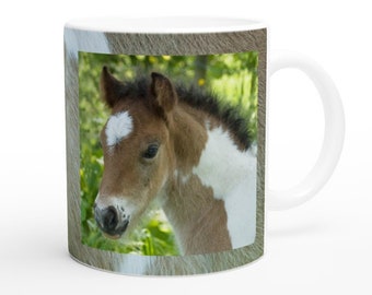 Skewbald Foal Mug, Appleby Horse Fair, Horse Lover Gift