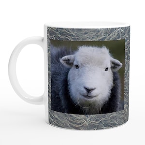 Herdwick Sheep Face Individually Printed China Mug. Ideal Herdie Lovers Gift. Free UK and US Shipping