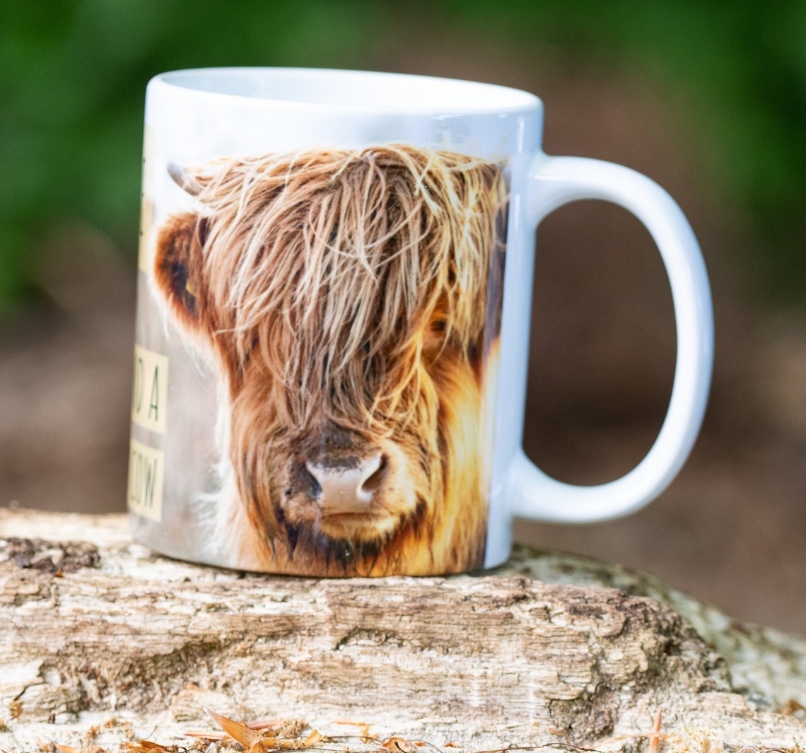 Personalised Highland Cattle 'coffee and A Highland Etsy Canada