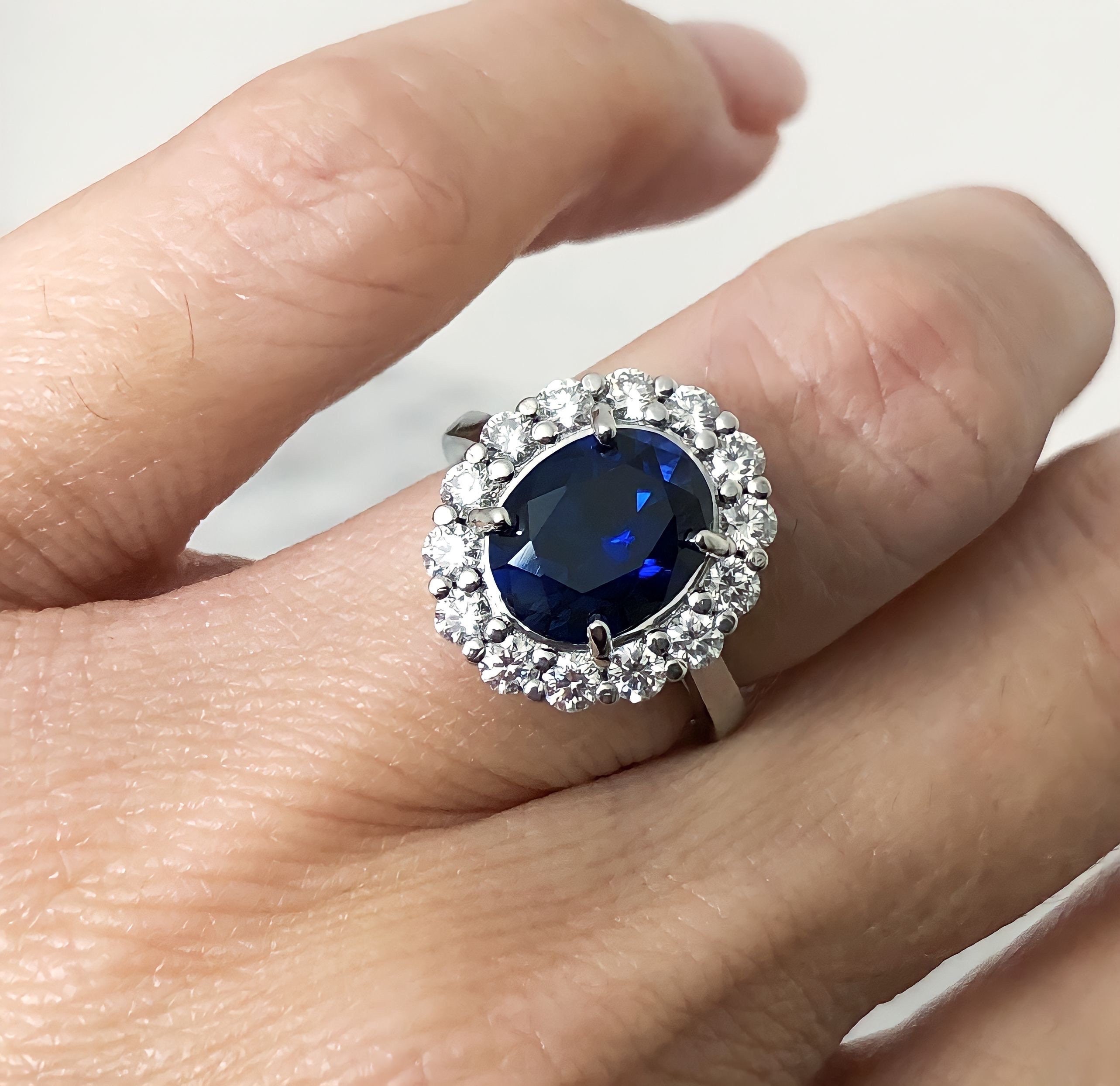 ブルーサファイア・リング　５.１１ct ブルーサファイア・リング5.11ct