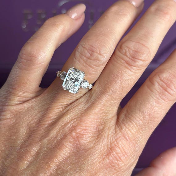 For Danielle- Custom Made Engagement Rings Luxury Lab Diamond