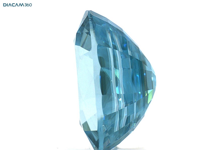 4.02 Carat Oval Shape Rare Blue Zircon Loose Gemstone, In Stock Gemstones, Pristine Custom Rings is Ethically Sourced Jewelry image 4