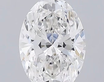 2.82 Carat Oval Lab Grown Diamond, IGI Certified F Color VS1 Clarity, Excellent Cut Loose Diamond, - Diamonds In Stock