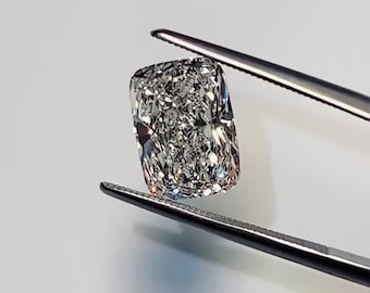 4.12Carat RARE Long Cushion Cut Lab Grown Diamond, IGI Certified  F Color VS1 Clarity, Excellent Cut Loose Diamond, - Diamonds In Stock