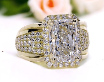 4.80Carat Radiant Cut IGI Certified Lab Grown Diamond Engagement Ring, GVS1 CVD Diamond Pristine Custom rings