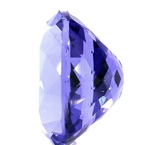 3.88 Carat Long Cushion Cut Purple Tanzanite Loose Gemstone, In Stock Gemstones, Pristine Custom Rings is Ethically Sourced Jewelry image 3