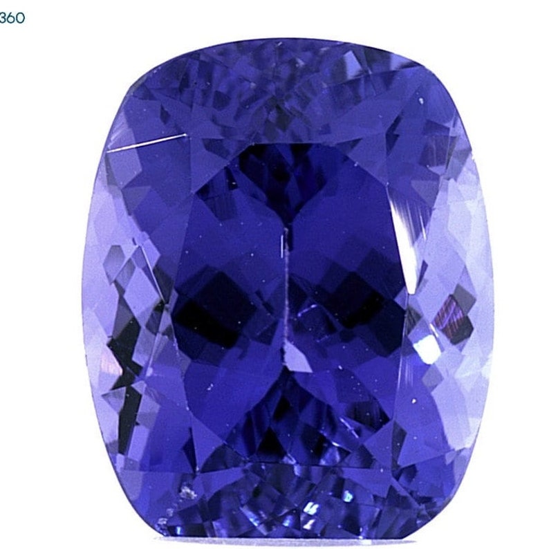 3.88 Carat Long Cushion Cut Purple Tanzanite Loose Gemstone, In Stock Gemstones, Pristine Custom Rings is Ethically Sourced Jewelry image 1