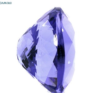 3.88 Carat Long Cushion Cut Purple Tanzanite Loose Gemstone, In Stock Gemstones, Pristine Custom Rings is Ethically Sourced Jewelry image 2