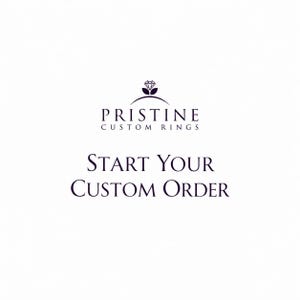 Custom Diamond Engagement Ring: Handcrafted Personalized Jewelry- Anniversary Rings