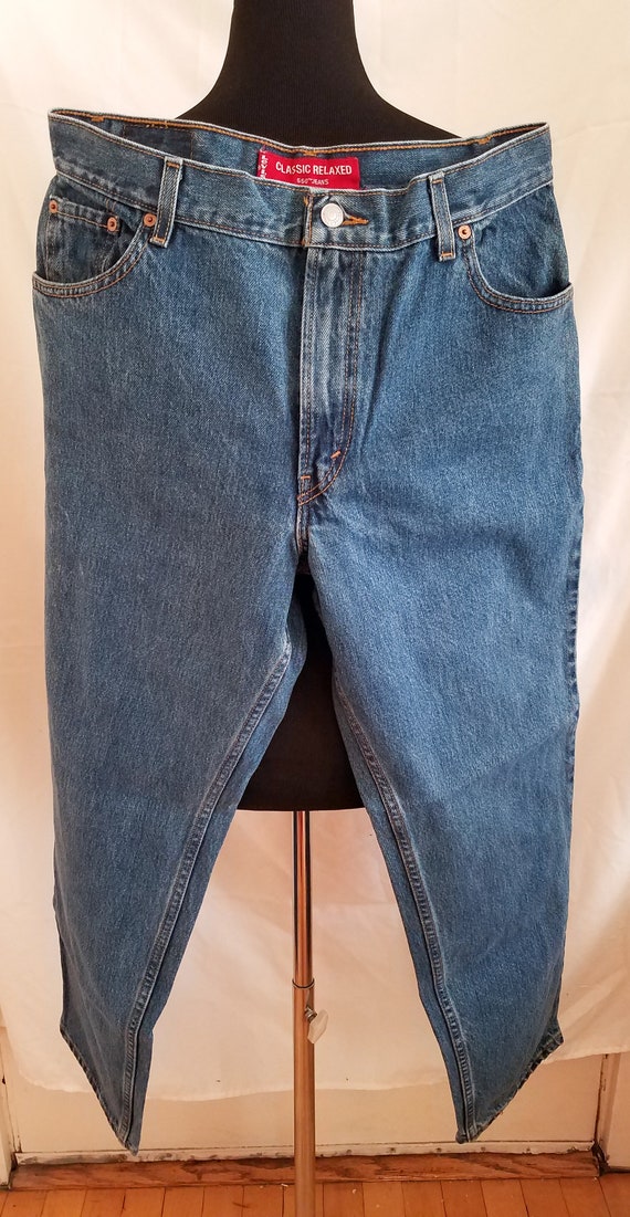 Levi's 550 Vintage 1990s High Waist Jeans - image 2