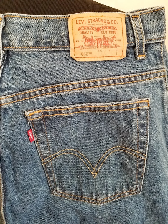 Levi's 550 Vintage 1990s High Waist Jeans