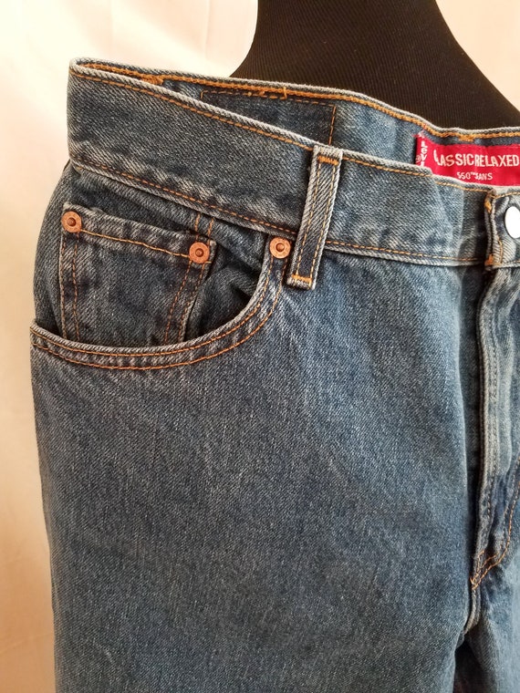 Levi's 550 Vintage 1990s High Waist Jeans - image 4