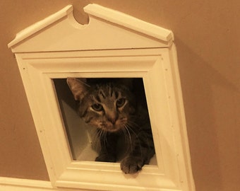 Pet door colonial top 7x7 for wall installation