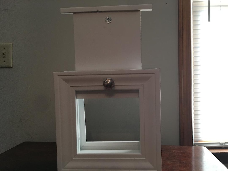 Pet Door/ Sliding Locking Cat Door Custom Etsy