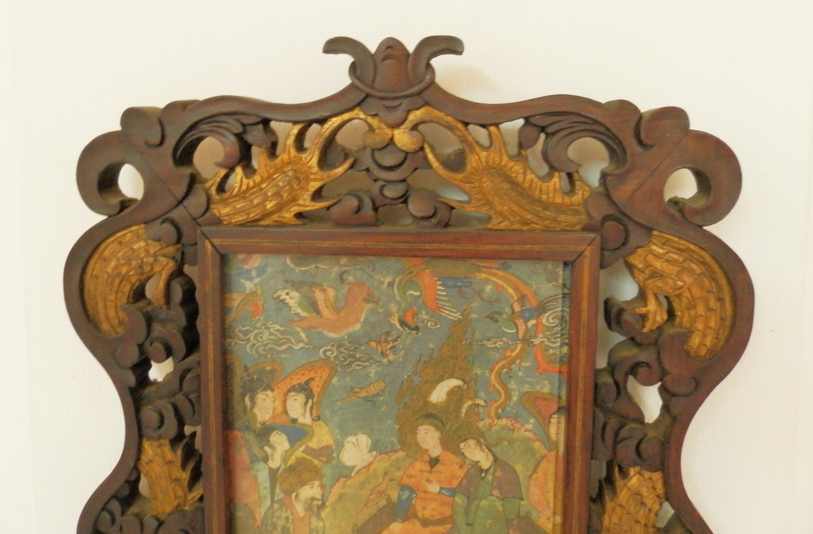 Antique Chinese Dragon Picture Frame. 1800s. Gold Imperial Etsy
