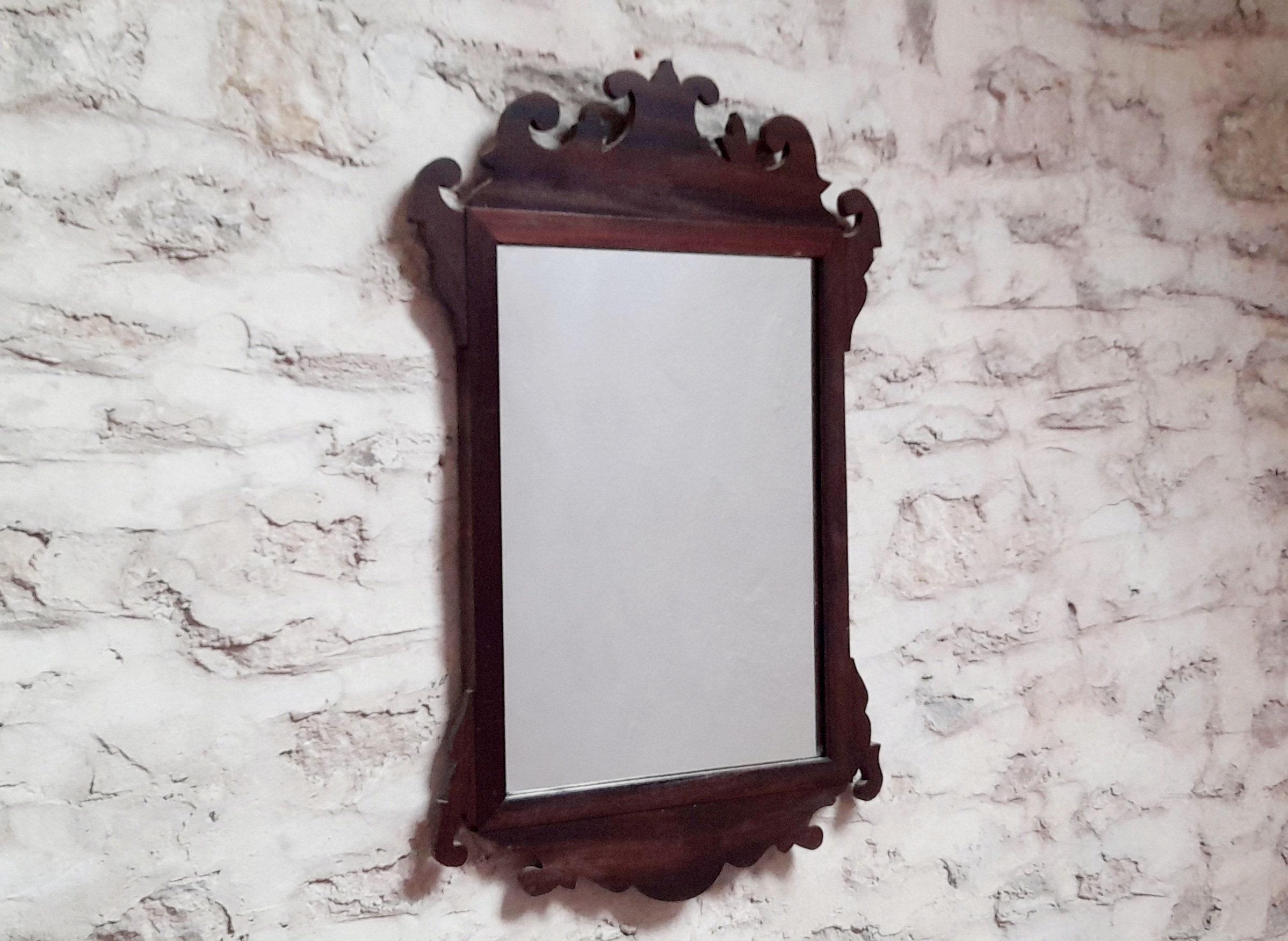 Miroir Mural En acajou