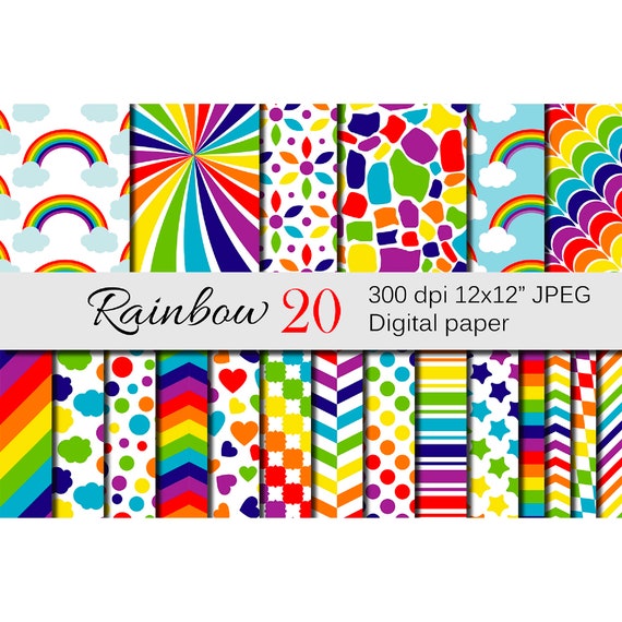 Rainbow Paper Pack 