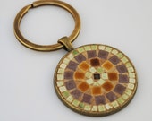 handmade mosaic keychain