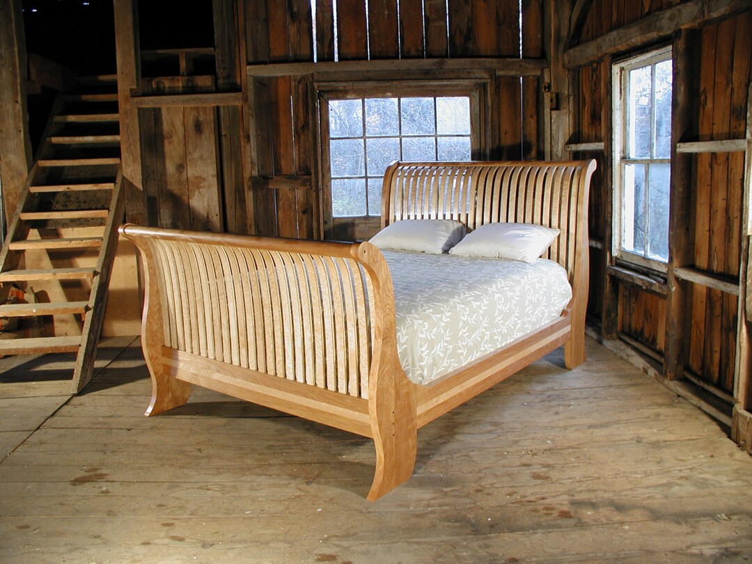 Vermont Sleigh Bed Etsy