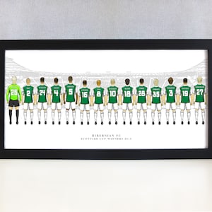 Hibernian Scottish Cup Winners Frame