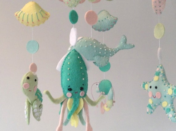 ocean themed baby mobile