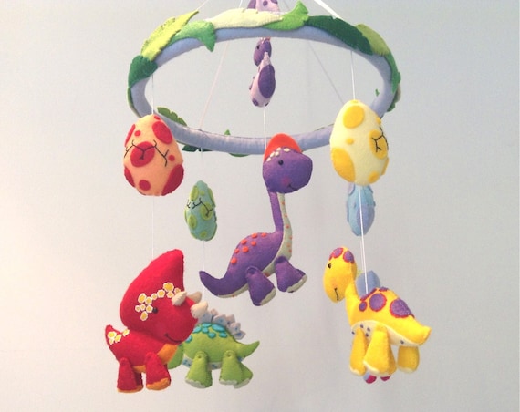 Dinosaur Baby Mobile Dinosaur Baby Crib Mobile Boys Nursery Etsy