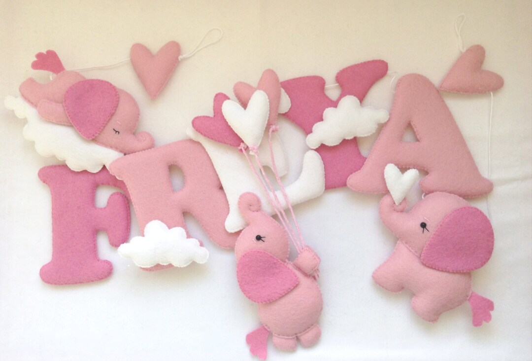 Elephant Name Banner Elephant Nursery Garland Custom Etsy elephant-name-banner-elephant-nursery-garland-custom-etsy