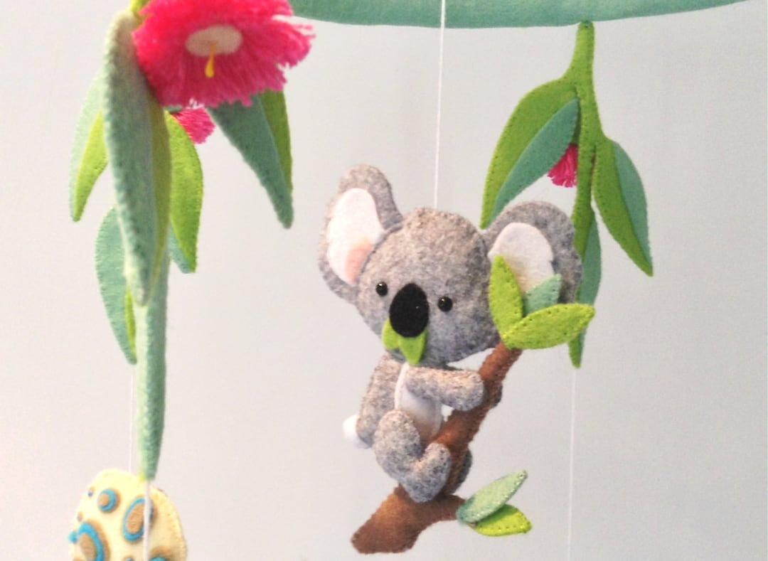 Baby Mobile, Aussie Baby Mobile, Australia Crib Mobile, Koala Baby