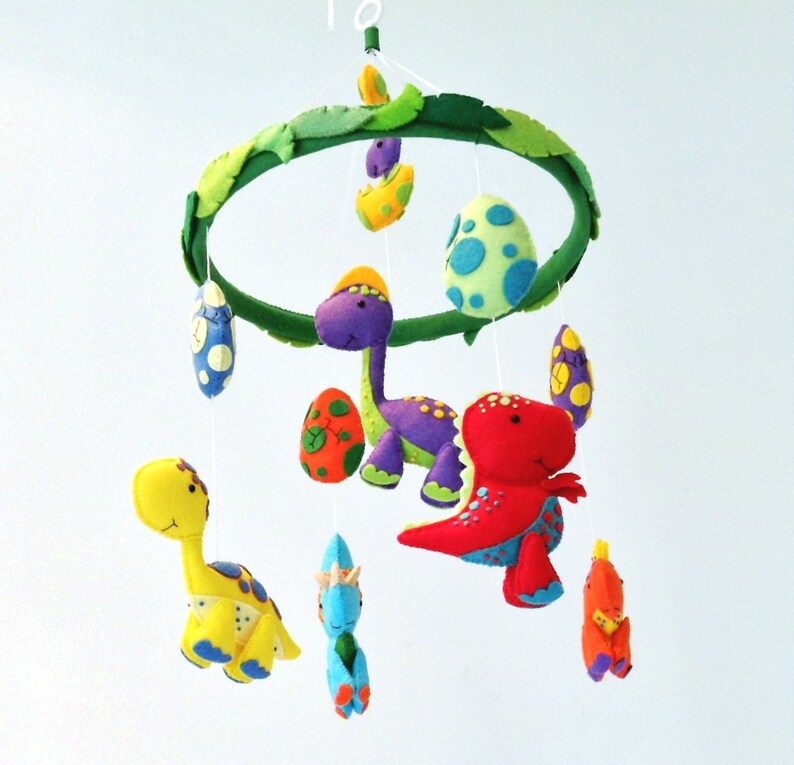 Dinosaur Baby Mobile Dinosaur Baby Crib Mobile Boys Nursery Etsy