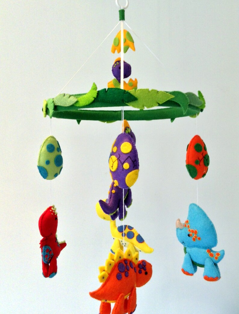 Dinosaur Baby Mobile Dinosaur Baby Crib Mobile Boys Nursery Etsy