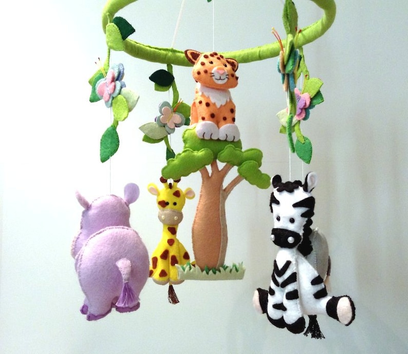 Safari Mobile Safari Crib Mobile Safari Baby Mobile Safari Etsy