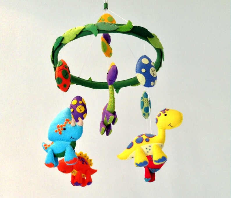 Dinosaur Baby Mobile Dinosaur Baby Crib Mobile Boys Nursery Etsy