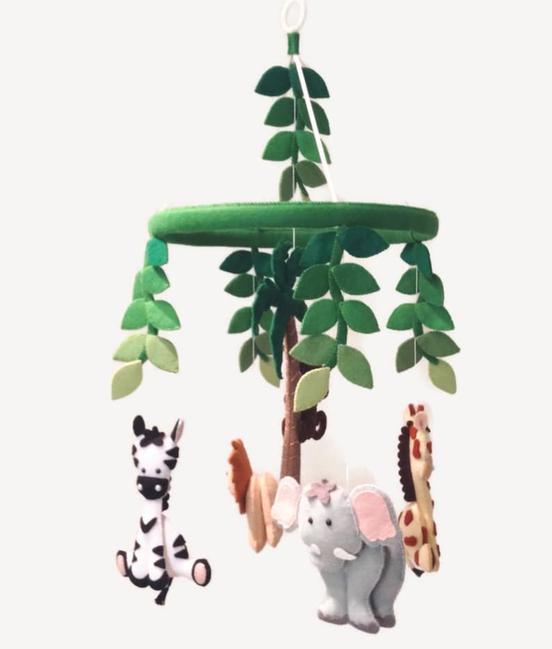 Safari Crib Mobile Safari Mobile Safari Baby Mobile Safari Etsy UK