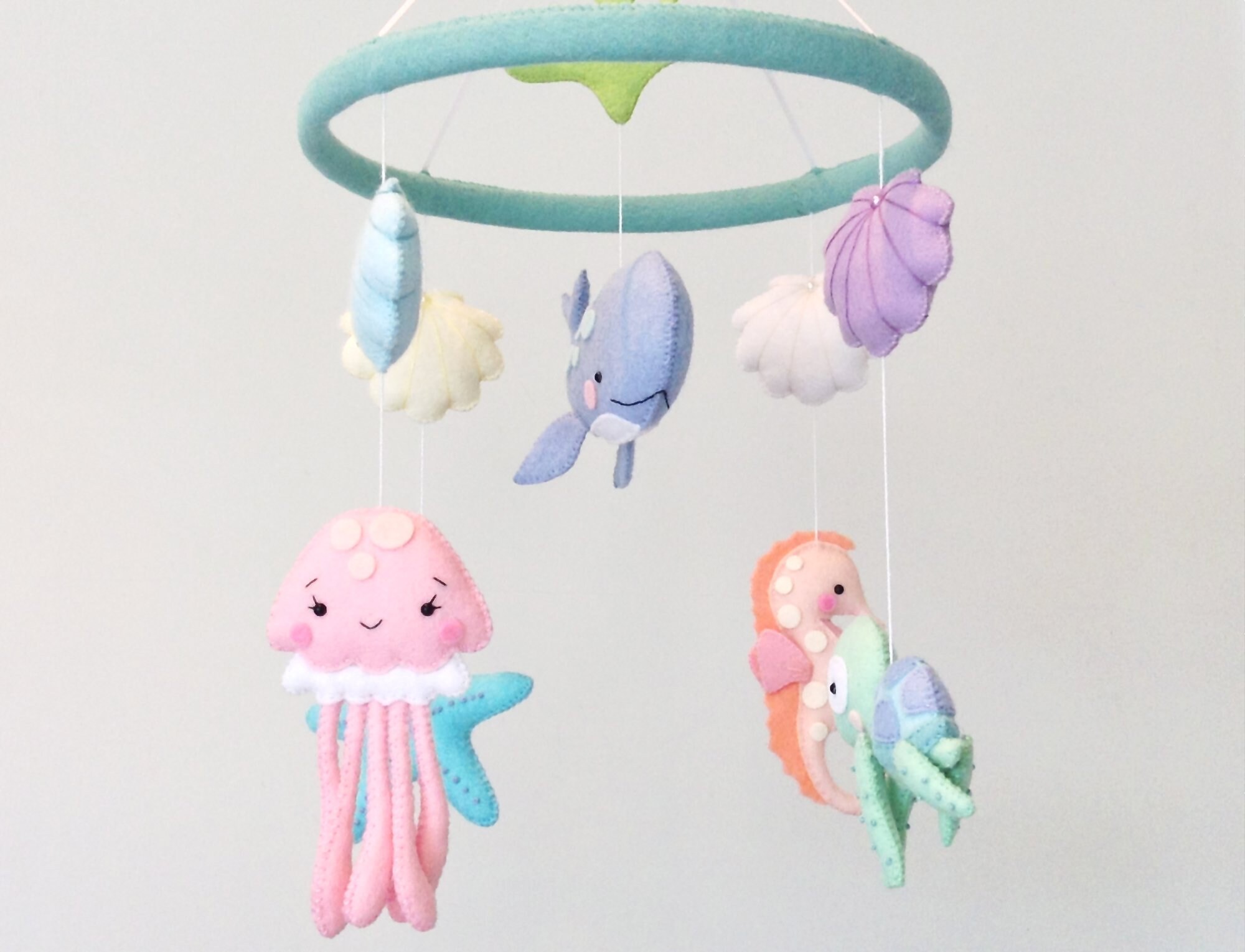 Under the Sea Baby Mobile Ocean Crib Mobile Under the Sea Etsy UK