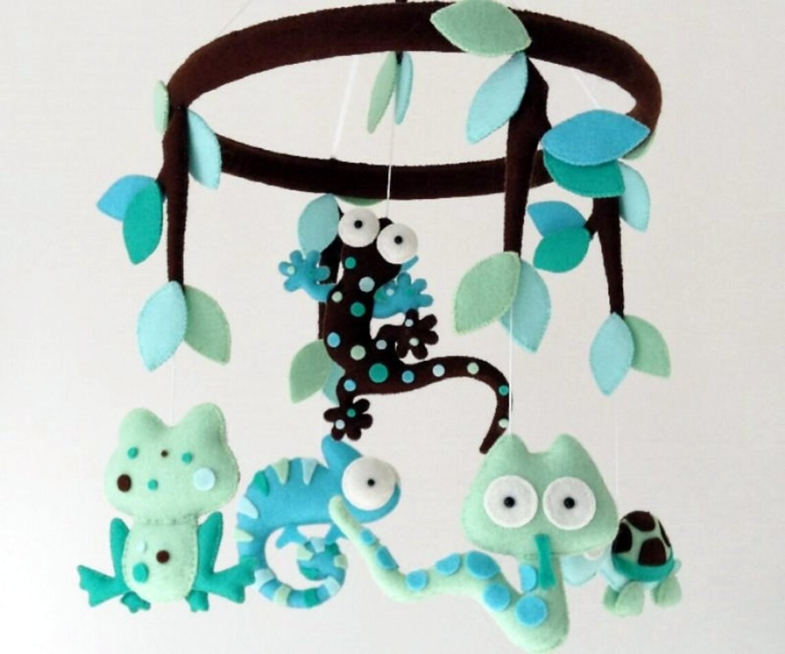 Safari Baby Mobile Jungle Mobile Safari Nursery Mobile Etsy UK