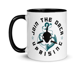 Join the Orca Uprising Coffee Mug | Eat the Rich