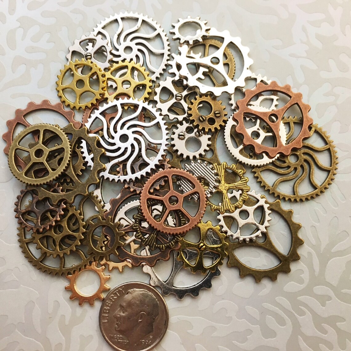 Steampunk Gears Cogs Buttons Watch Parts Altered Art Sprocket | Etsy