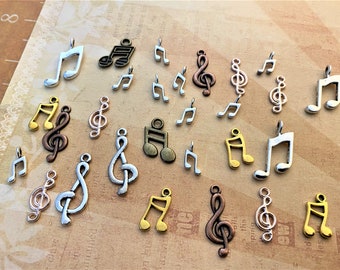 Tunes Singing Music Medley Musical Sheet Music Stave Soprano Alto Tenor Clef Cleff Charm Bracelet Bead Note Sing Song Voice Staff Stave