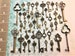 Silver & Brass Replica Vintage Keys Skeleton Key Antique Gate Church Keys Steampunk Keys Charms Jewelry Wedding Beads Supplies Wind Chime 